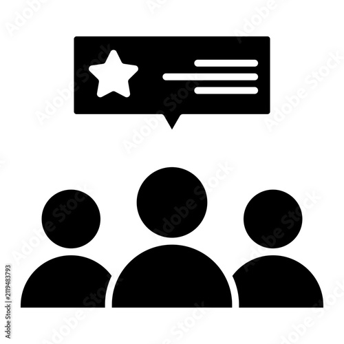 Group Team Feedback Icon
