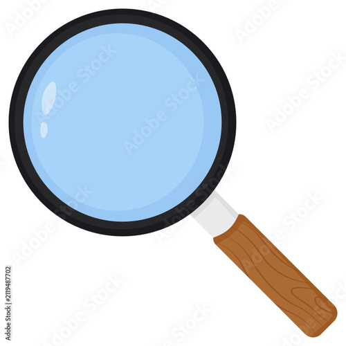 magnifying glass illustration