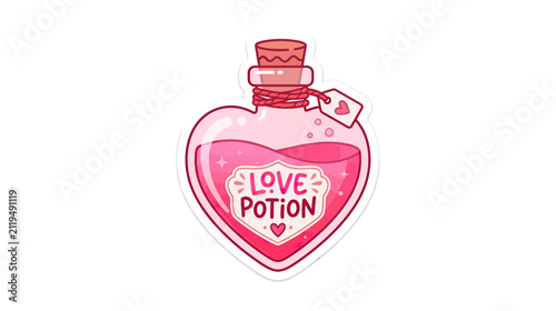 фотографія Heart Shaped Love Potion Bottle