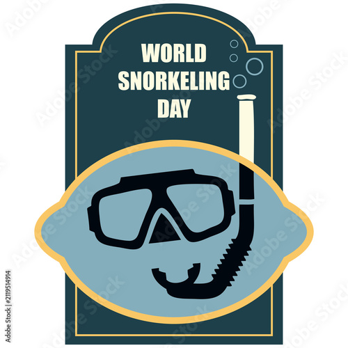 World Snorkeling Day sticker