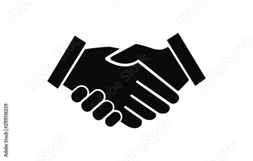 Collaboration icon in black vector illustration
