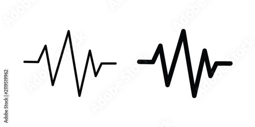 Konstfotografi Pulse icon editable elements group