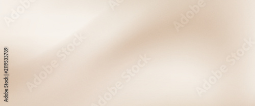 Smooth beige wave gradient background. Soft silk ecru liquid wallpaper. Ivory color texture for banner, flyer, presentation, graphic design, leaflet. Abstract blurred wavy backdrop cover. Vector