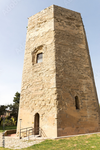 Architectural Sights of The Tower of Federico II (Torre Ottagonale di Federico II) in Enna, Sicily, Italy. (Part II)