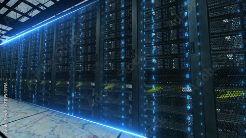 Data transmission between computer room servers(After Effects production) 