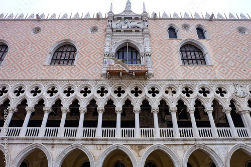 фотографія Basilica San Marco and the bell tower and Doge's palace at the main Square in Ve