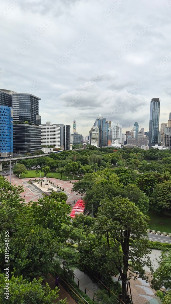 Fototapeta premium downtown lumpini