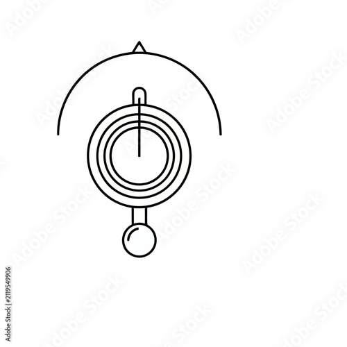 Abstract circular pendulum with arc