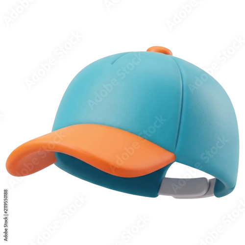 Baseball Cap Blue Orange Baseball Gear Accessory
