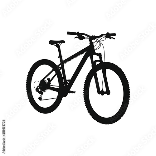 bicycle isolated on white