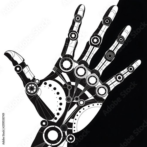 black and white background