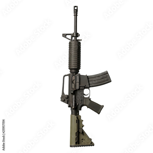 Military Rifle Isolated Transparent Background