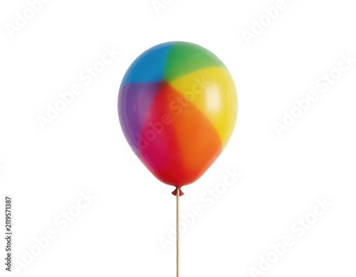 Rainbow Balloon Transparent Background