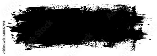 Distressed Grunge Brush Frame Vector for Abstract Background Design