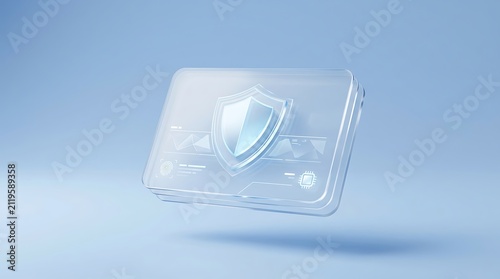 Digital Security Shield Icon