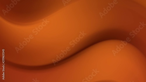 Deep amber orange S-wave gradient with soft shadow depth, warm glowing curve. Rich elegant tone. Great for autumn, real estate, and premium branding. 4K.
