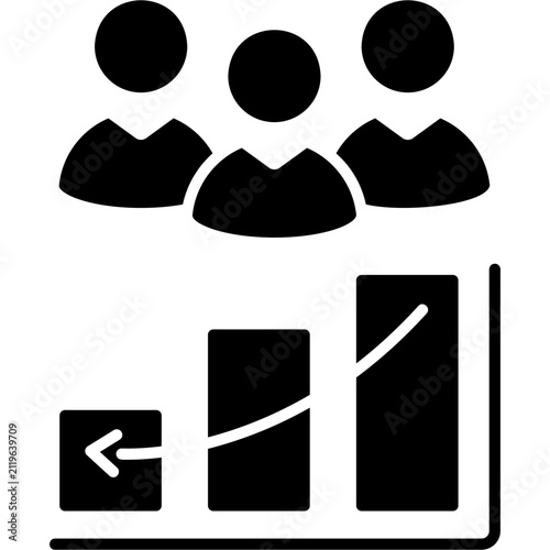 Foto Solid Fill Depopulation Icon
