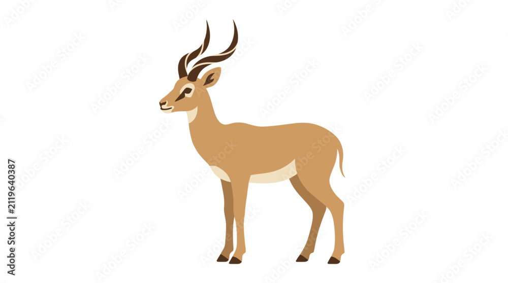 Fototapeta premium Majestic Antelope in Natural Habitat Wildlife and Nature Photography