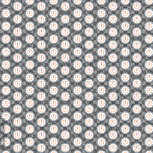 Time icon pattern clock icons editable vector illustration