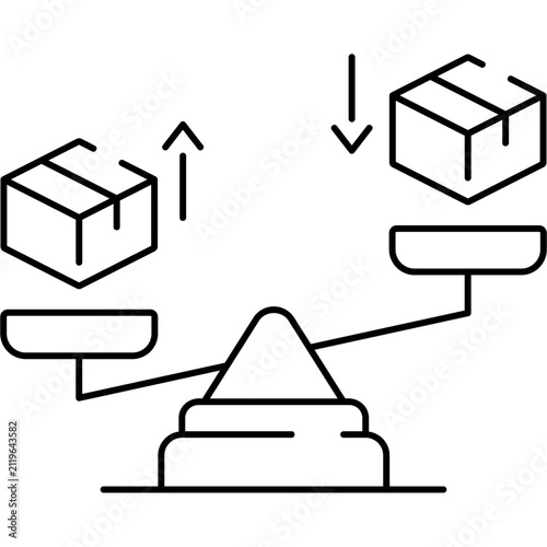 Foto Line Trade Surplus Icon