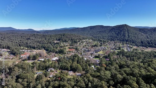 Spectacular aerial footage of Marysville Victoria Australia