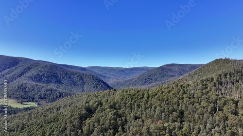 Spectacular aerial footage of Marysville Victoria Australia