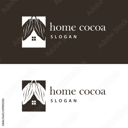 premium design of cocoa bean processing home simple and minimalist style.