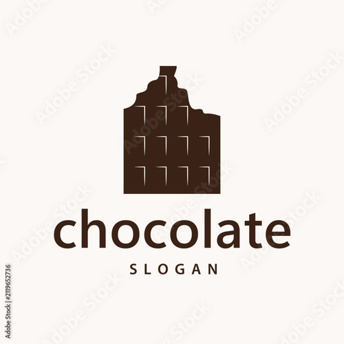 Simple modern style chocolate bite design