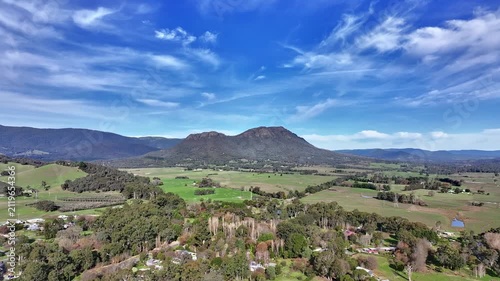 Spectacular aerial footage of Taggerty Victoria Australia