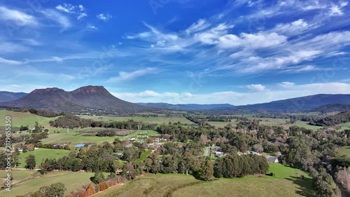 Spectacular aerial footage of Taggerty Victoria Australia