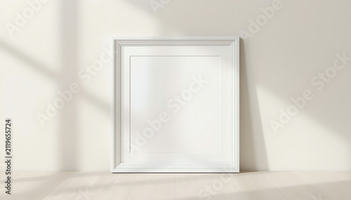 Horizontal frame mockup scene 