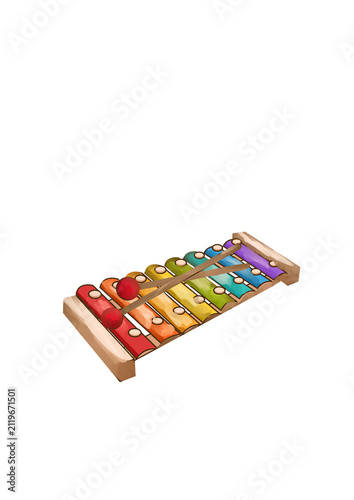 Fotografie xylophone toy