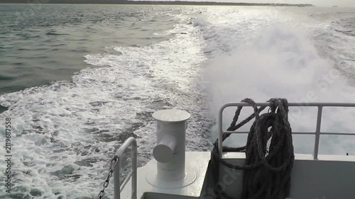  Back of a Ship engine and foam