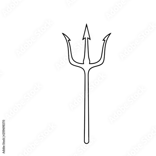 Trident outline