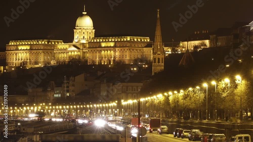 Budapest by Night Timelapse