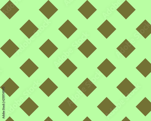 Green background with diamond pattern