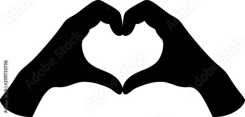 Love And Support Concept Illustration Featuring Hands Holding Hearts
