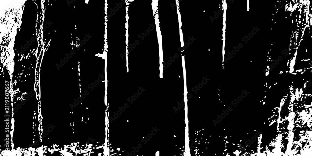 Obraz premium Rough, scratch, splatter grunge pattern design brush strokes. Overlay texture. Faded black-white dyed paper texture. Sketch grunge design. Use for poster, cover, banner, mock-up, stickers layout.