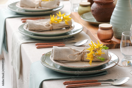 Elegant table setting with ...
