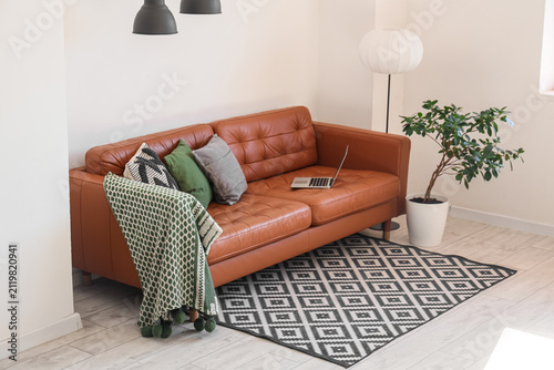 Interior of living room wit...