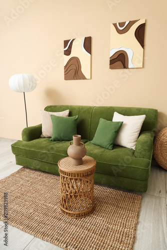 Interior of living room wit...