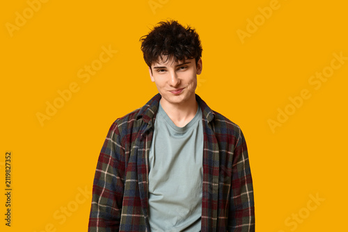 Handsome young man in styli...