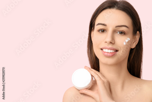 Beautiful young woman with ...