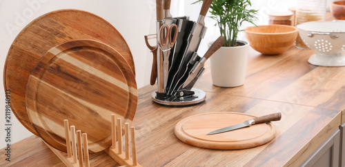Wooden cutting boards and k...
