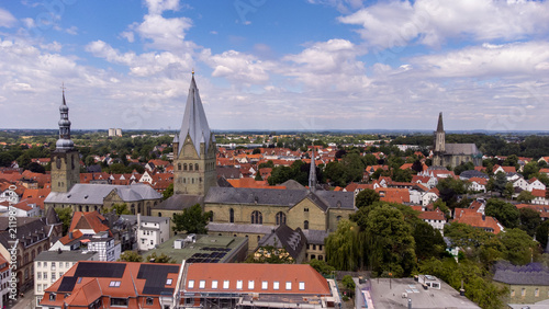 Aerial View of Soest City in North Rhine-Westphalia, Germany – Historic Townscape