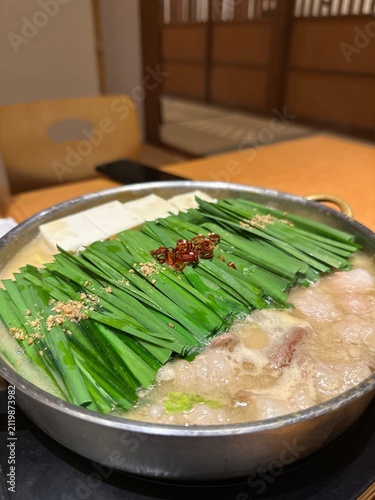 Fotografie もつ鍋, 博多, 福岡 - motsunabe, Hakata, Japan