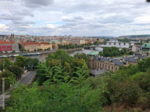 panorama of the city of prague