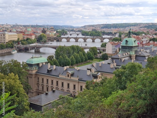 panorama of the city of prague