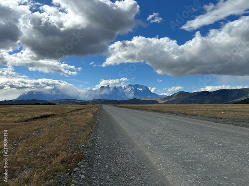 Canvas Print Empty road in the mountains