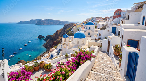 Cuadro en lienzo santorini island greece